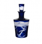 Rope Barware Decanter - Ink Measurements:  Height 26 cm • 10.2 in
Length:  12.5 cm • 4.9 in
Volume:  1 L • 33.8 oz

Motif:  ROPE - ANCHOR on FRONT
Shape:  Barware Decanter
Characteristics:  100% Lead-Free Crystal, Mouth-Blown and Hand-Engraved

Care & Use:  Hand wash, Not Dishwasher Safe
Color:  Ink 